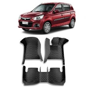 Floor Mats for Alto K10 - black 